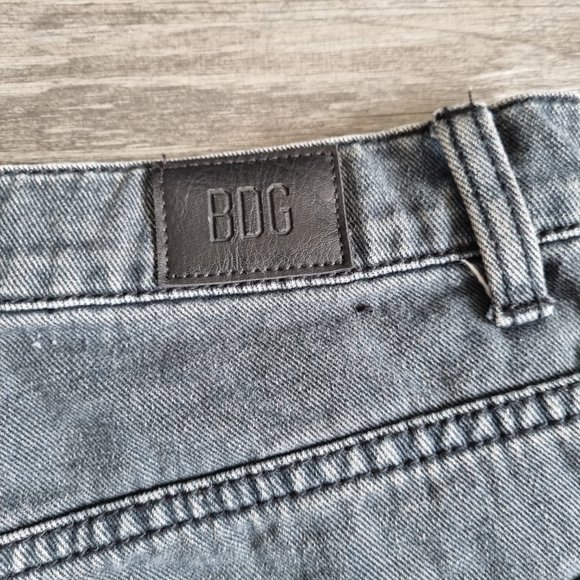 Urban Outfitters BDG High-Waisted Mom Jean Black Washed Denim Size 26 - Picture 5 of 7